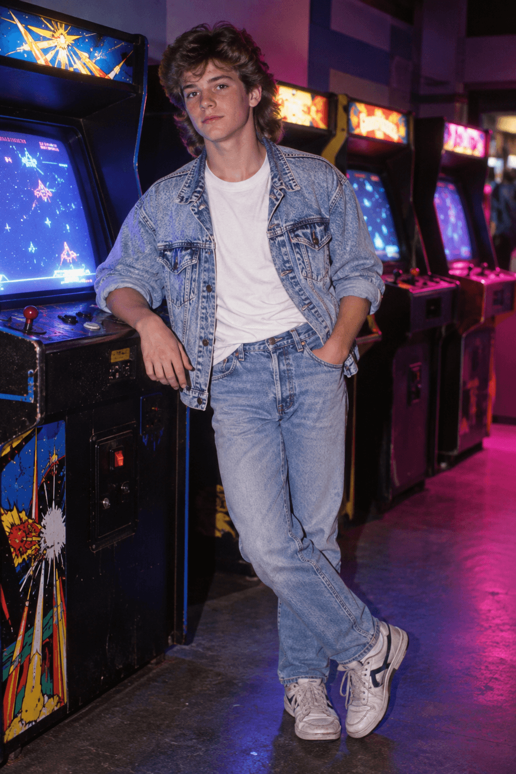 1980s Arcade Portrait before reference