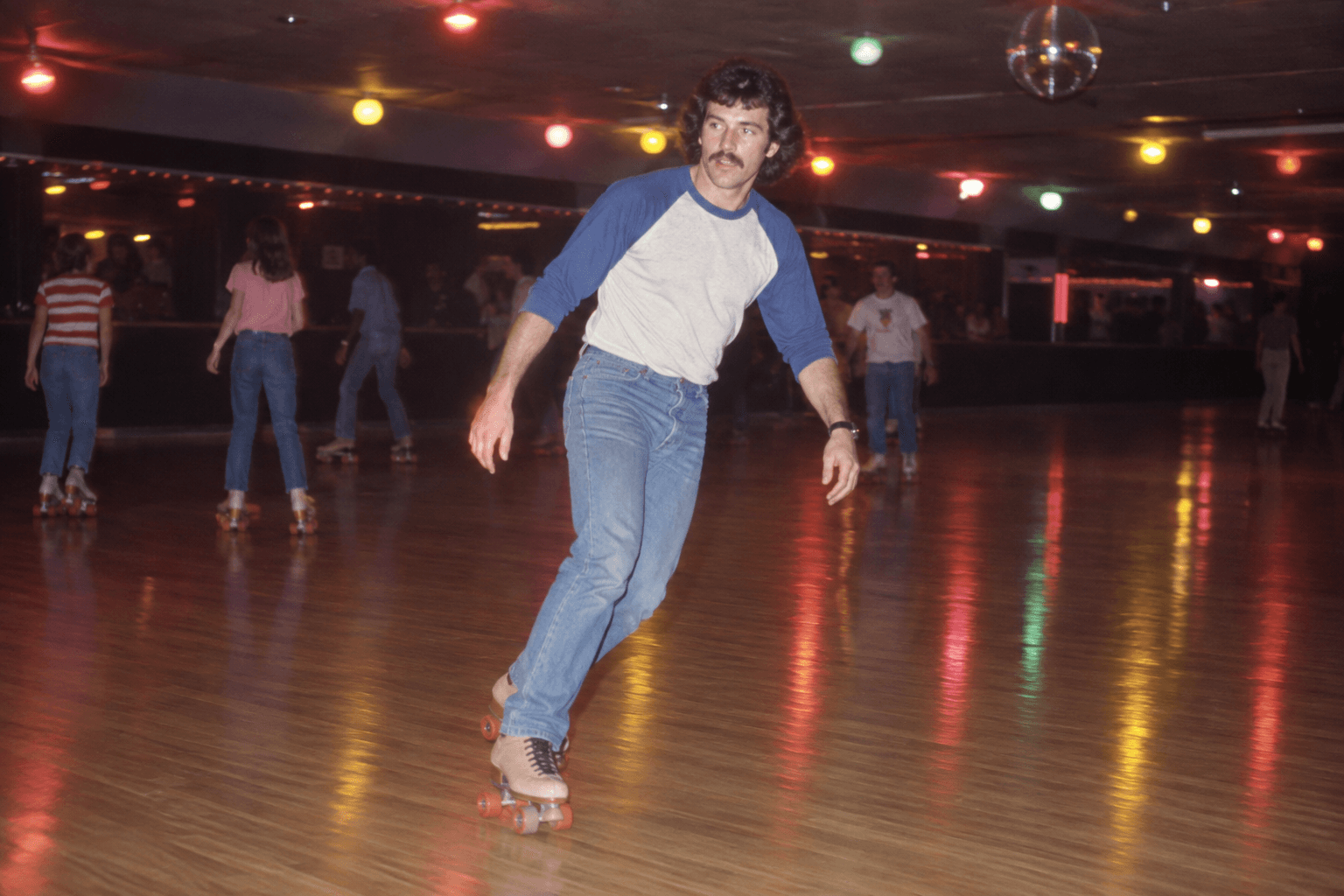 1980s Roller Rink Snapshot after example