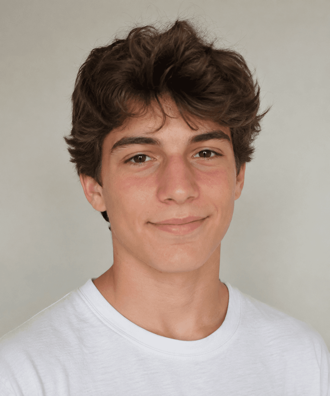 1980s School Yearbook Portrait before reference
