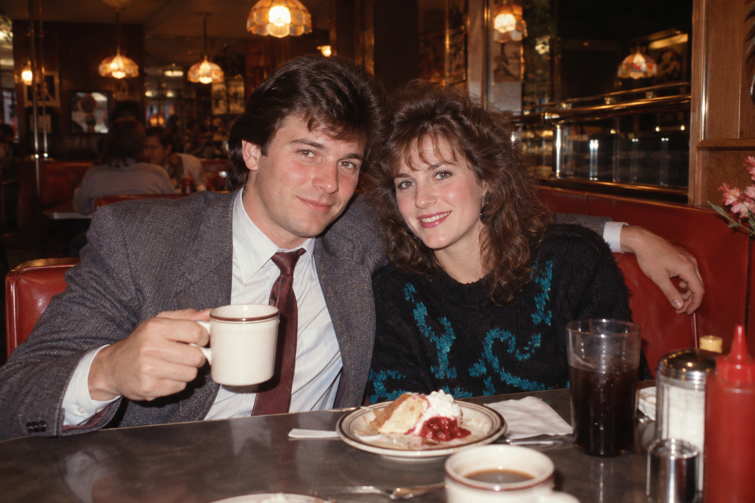 1980s Couple Date Snapshot example